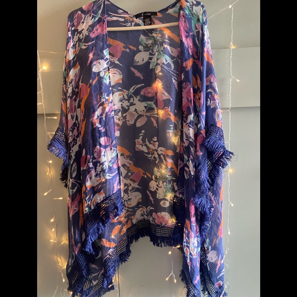 Patterned kimono